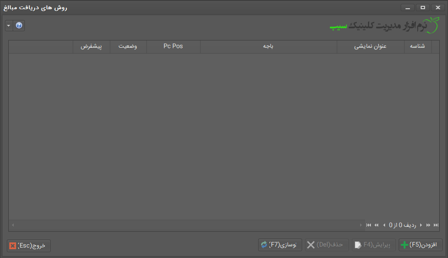 اتصال به آسان پرداخت - راه حل های پویا - نرم افزار کلینیک سیب