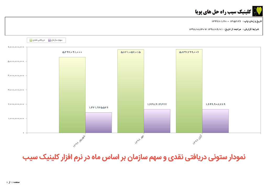کلینیک-کلینیک سیب-گزارشات کلینیک-گزارشات آماری کلینیک